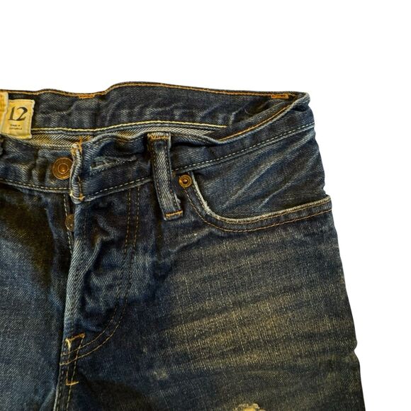 Abercrombie & Fitch Sz 12 Baxter Jeans Low Rise Bootcut Streetwear Western Y2K - Picture 9 of 16